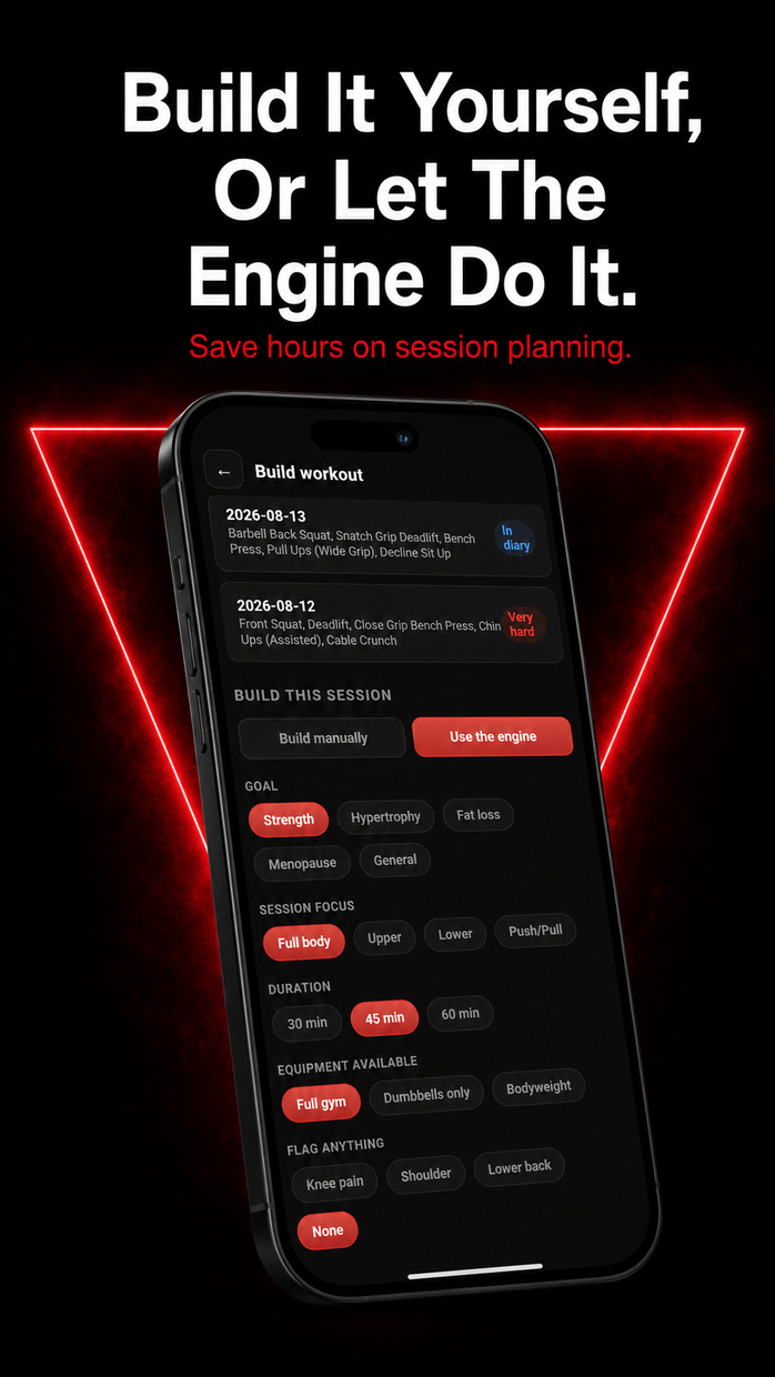 Build a session manually or let the SetSmith engine build it for you